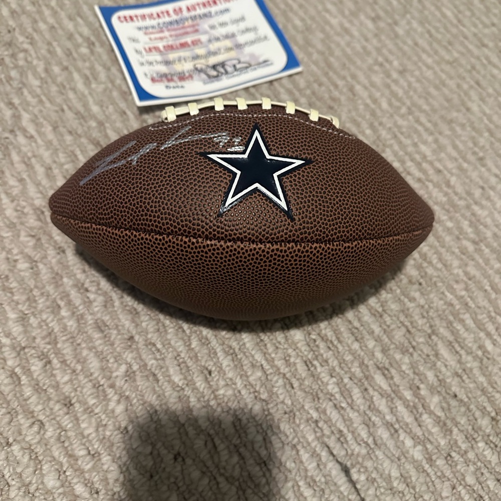 Brown Football with Star Logo